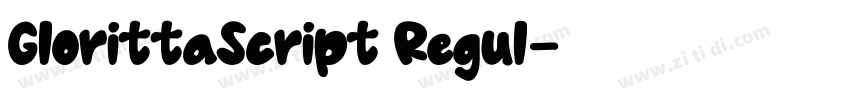 GlorittaScript Regul字体转换 GlorittaScript Regul字体转换